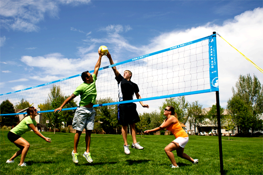 Outdoor Game Rental Volleyball Badminton Denver Boulder Aurora Littleton Co